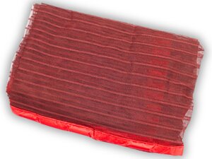 Антимоскітна сітка шторка на магнітах з липучками та декоративною накладкою 100х210см : Червоний