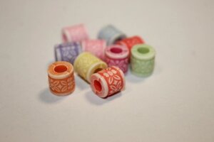 Бусинки для браслетів Бочонок 10шт/8х7мм