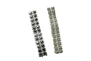 Стрази на нитці клейова основа 24 стрази/1шт/5мм