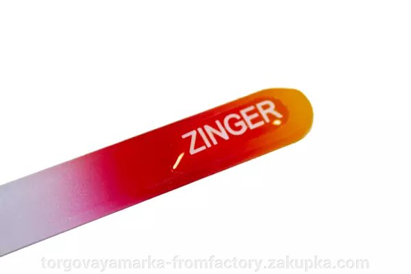 Пилочка стеклянная 9см ZInger заостренная ##от компании## Торговая Марка "FromFactory" - ##фото## 1