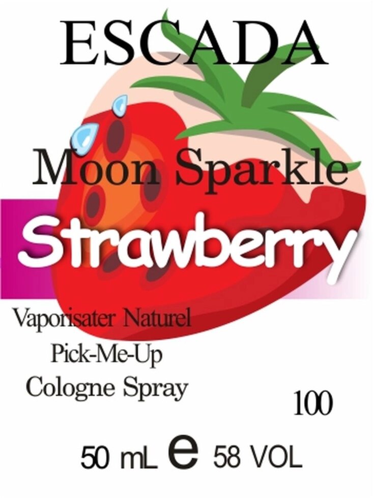 100 «Moon Sparkle» від Escada - 50 мл від компанії Reni Parfum | Ameli | Наливна парфумерія | Парфумерні масла | Флакони - фото 1