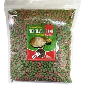 Корм Черепаха Плюс, вітамінізований корм у паличках для рептилій, пакет 1 кг