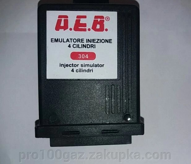 Емулятор інжектора AEB 4 циліндри (модель 304) з універсальними роз'ємами від компанії Pro100Gaz Установка і продаж (ГБО) - фото 1