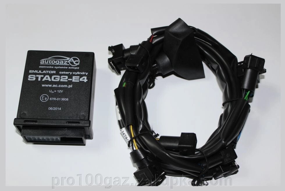 Емулятор інжектора Stag 2E-4 / Е роз'єм Europa / Bosch, (4 циліндри) від компанії Pro100Gaz Установка і продаж (ГБО) - фото 1