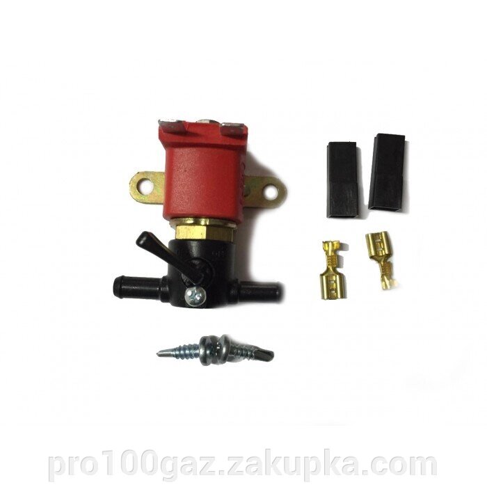 Клапан бензину Atiker (латунь) електромагнітний k01.001226 від компанії Pro100Gaz Установка і продаж (ГБО) - фото 1