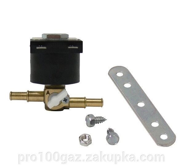Клапан бензину Tomasetto EBAT0001 (латунь) електромагнітний від компанії Pro100Gaz Установка і продаж (ГБО) - фото 1