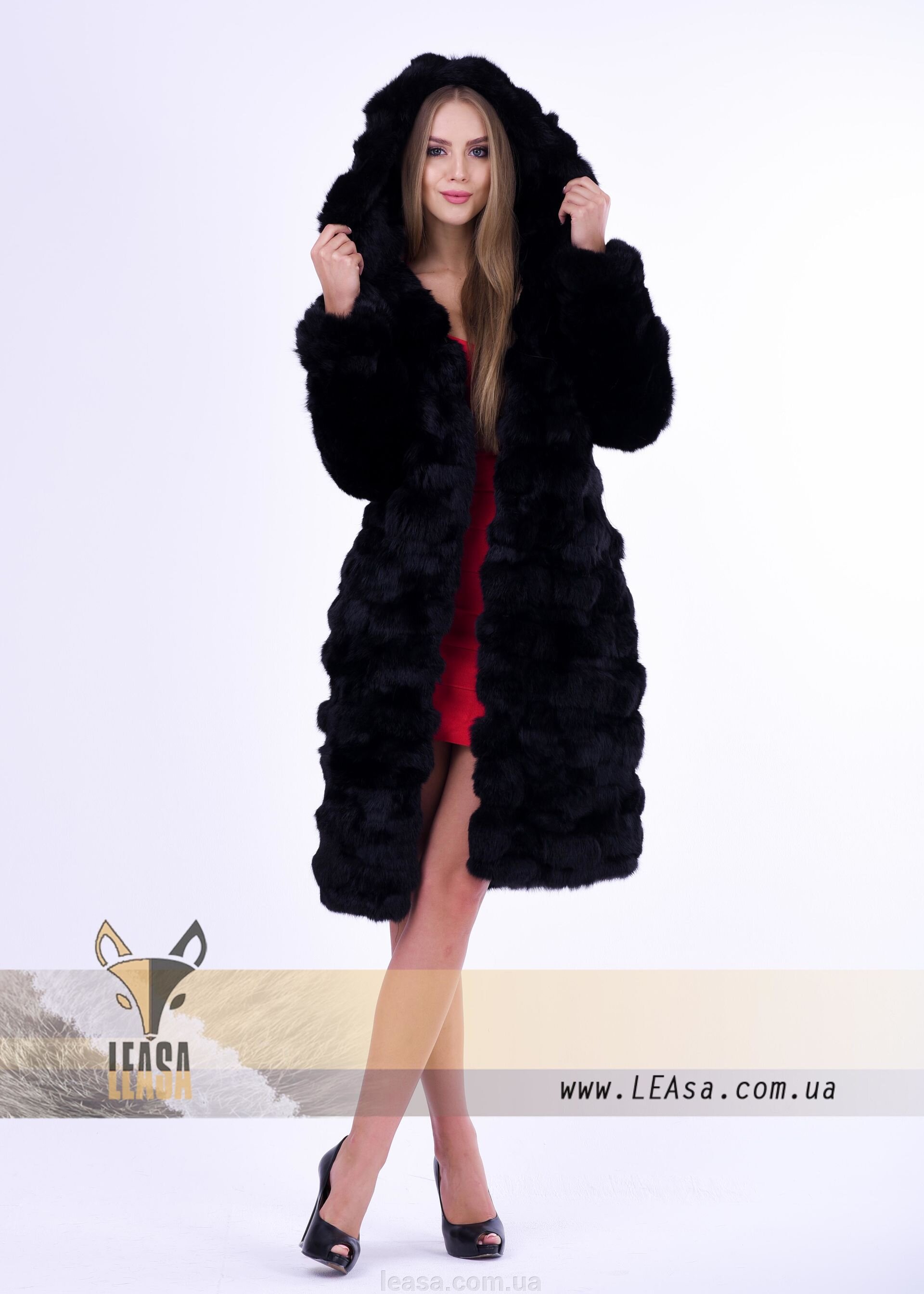 Жіноча шуба з натурального хутра кролика Жіноча шуба з натурального хутра кролика