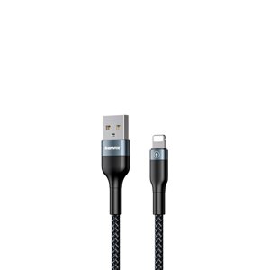Кабель Remax Sury 2 USB 2.0 to Lightning 2.4A 1M Чорний (RC-064i-b)