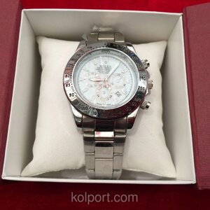 Годинники наручні ROLEX Daytona White, жіночі наручні годинники, чоловічі, годинник Ролекс