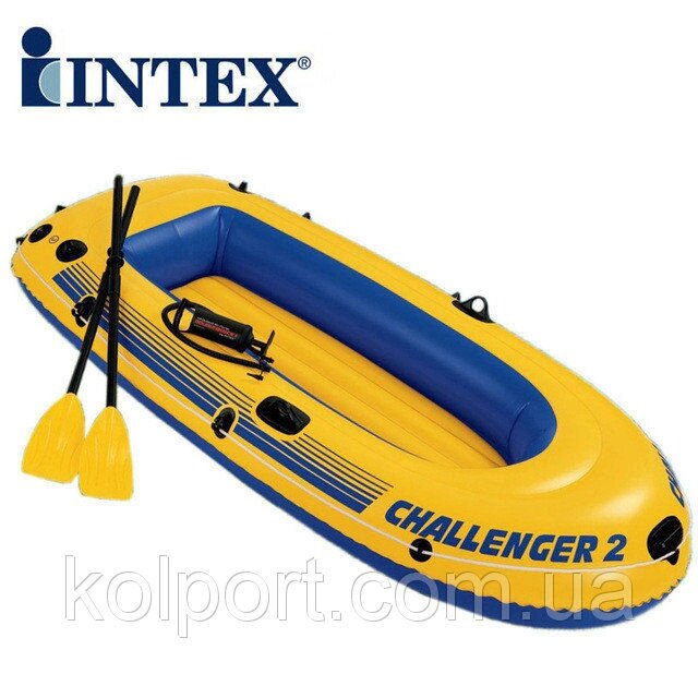 Човен надувний Challenger 2 Set Intex 68367 від компанії Інтернет-магазин "Tovar-plus. Com. Ua" - фото 1