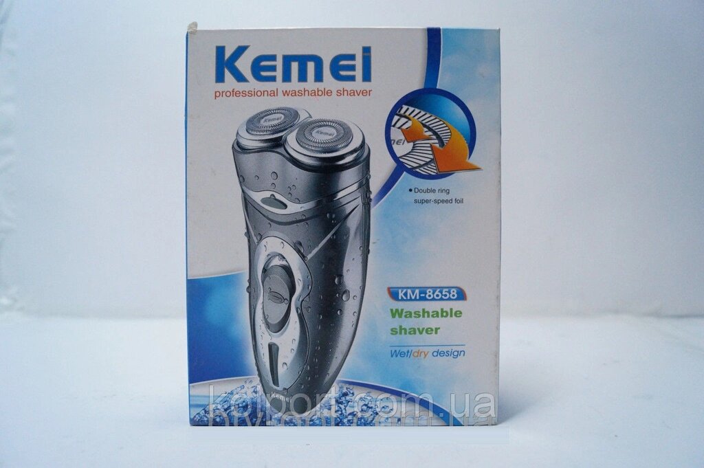 Електробритва чоловіча Kemei 8658, тримери, електробритви, електробритва чоловіча, машинка для стрижки від компанії Інтернет-магазин "Tovar-plus. Com. Ua" - фото 1