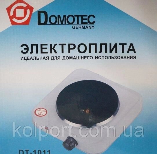 Електроплита 1 комфорка млинець Domotec DT-1011 1000w від компанії Інтернет-магазин "Tovar-plus. Com. Ua" - фото 1