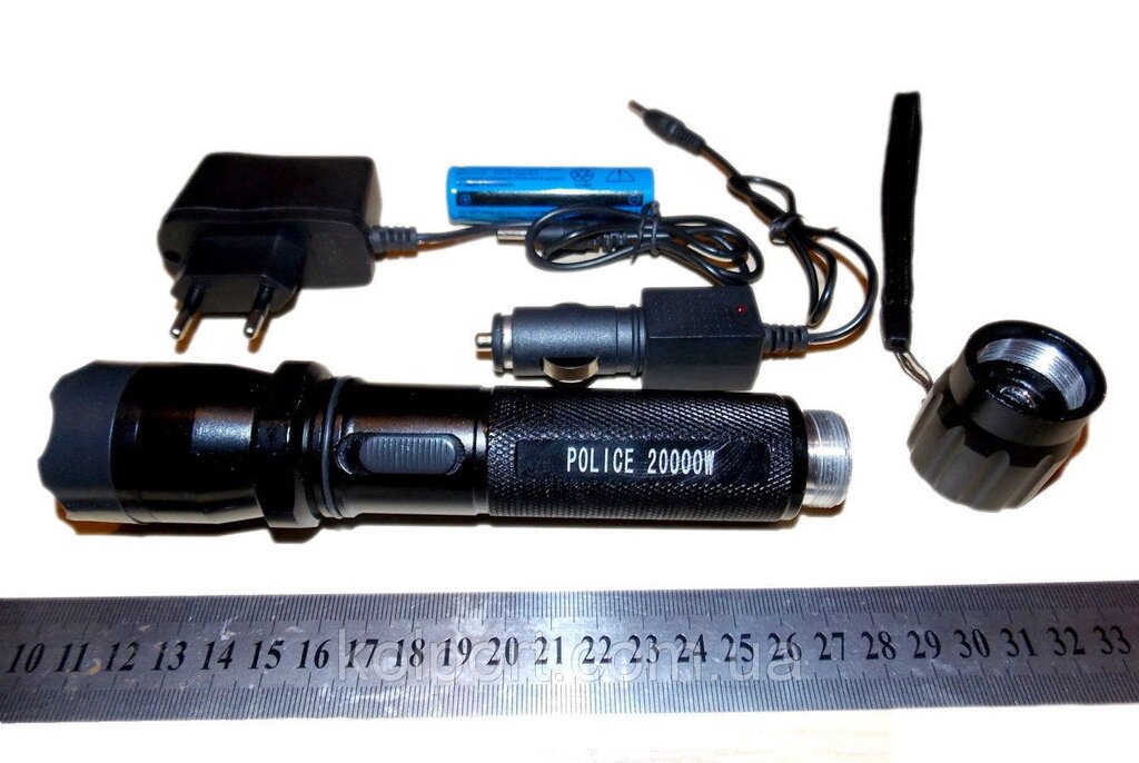 Електрошокер 1102 Police Scorpion (Посилений 2014 роки) Русский + знімних акумулятора (+ запасний), шокер-ліхтарик від компанії Інтернет-магазин "Tovar-plus. Com. Ua" - фото 1