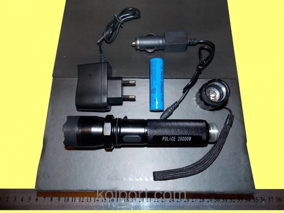 Електрошокер 1102 Police Скорпіон (Scorpion) ударостійкий електрошокер-ліхтар 2015 року від компанії Інтернет-магазин "Tovar-plus. Com. Ua" - фото 1