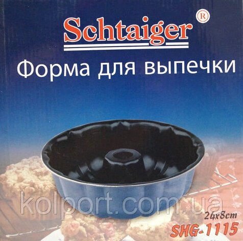 Форма для випічки кексів Schtaiger SHG-1115 24 х 8 см від компанії Інтернет-магазин "Tovar-plus. Com. Ua" - фото 1