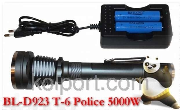 Ліхтар тактичний світлодіодний Bailong BL-D923 Police CREE T6 5000W від компанії Інтернет-магазин "Tovar-plus. Com. Ua" - фото 1