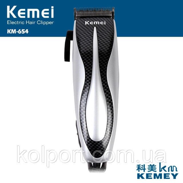 Машинка для стрижки волосся Kemei 654 від компанії Інтернет-магазин "Tovar-plus. Com. Ua" - фото 1