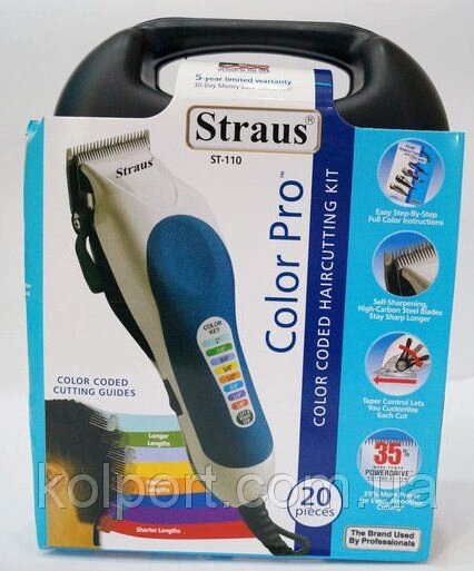 Машинка для стрижки волосся Straus professional ST-110 від компанії Інтернет-магазин "Tovar-plus. Com. Ua" - фото 1