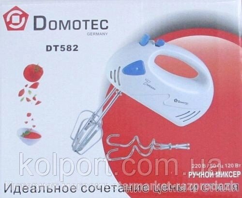Міксер ручний Domotec DT-582 від компанії Інтернет-магазин "Tovar-plus. Com. Ua" - фото 1