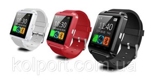 Багатофункціональний годинник Smart watch U8, розумні годинник, блютуз, хіт продажів