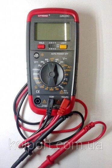 Мультиметр тестер цифровий UA33С від компанії Інтернет-магазин "Tovar-plus. Com. Ua" - фото 1