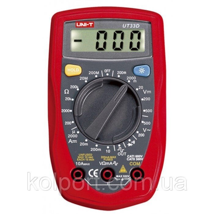 Мультиметр UNI-T 33D від компанії Інтернет-магазин "Tovar-plus. Com. Ua" - фото 1