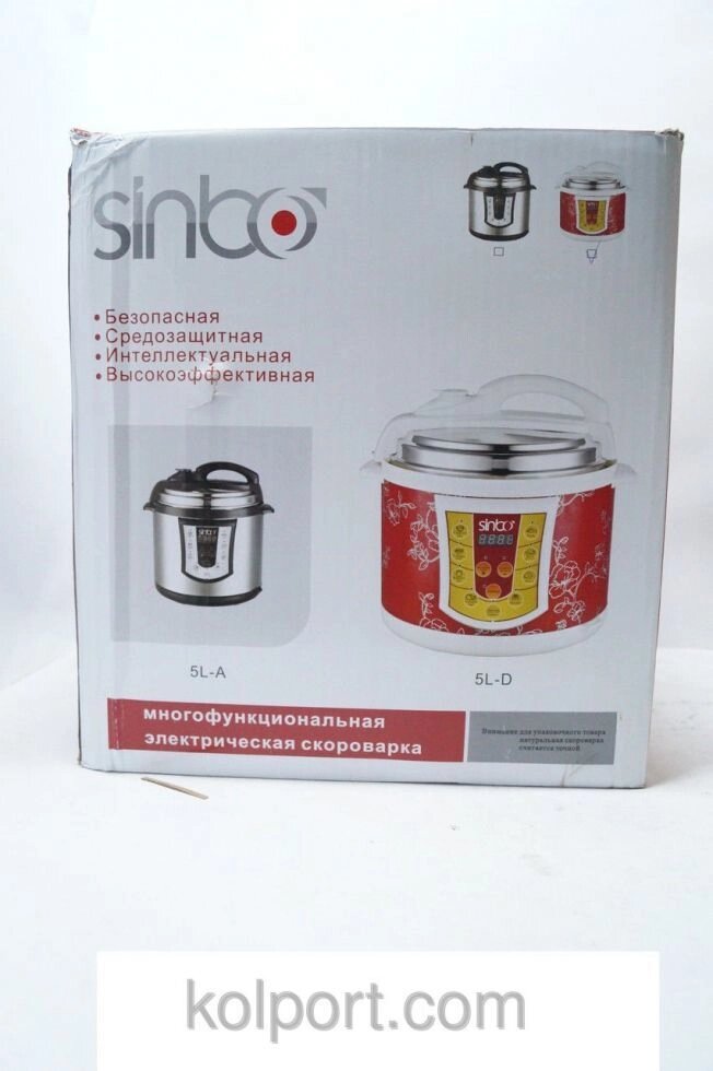 Мультиварка Sinbo 5L-D, рисоварки, товари для кухні, скороварка, дрібна побутова техніка від компанії Інтернет-магазин "Tovar-plus. Com. Ua" - фото 1