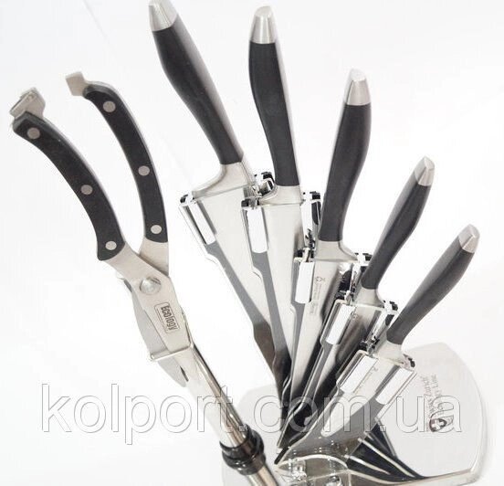 Набір кухонних ножів Swiss Zurich SZ-14005 від компанії Інтернет-магазин "Tovar-plus. Com. Ua" - фото 1