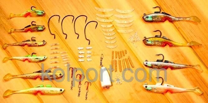 Набір рибальські снасті (Рибальський комплект) наживка від компанії Інтернет-магазин "Tovar-plus. Com. Ua" - фото 1