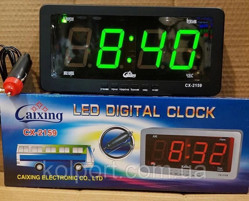 Настільні електронні LED годинник СХ-2 159 від компанії Інтернет-магазин "Tovar-plus. Com. Ua" - фото 1