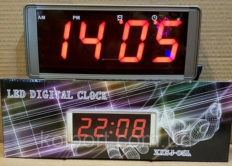 Настільні електронні LED годинник ZXSJ-05L від компанії Інтернет-магазин "Tovar-plus. Com. Ua" - фото 1