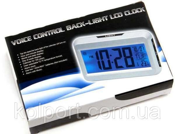 Настільні електронний годинник, термометр, календар КК 2616 від компанії Інтернет-магазин "Tovar-plus. Com. Ua" - фото 1