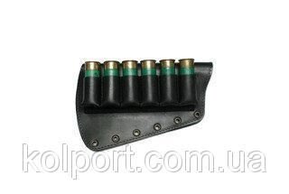 Патронташ на приклад 12 калібр, 6 патронів від компанії Інтернет-магазин "Tovar-plus. Com. Ua" - фото 1