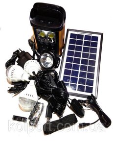 Портативна сонячна батарея для туристів GDLITE GD-8131 з функцією MP3 плеєра і FM радіо