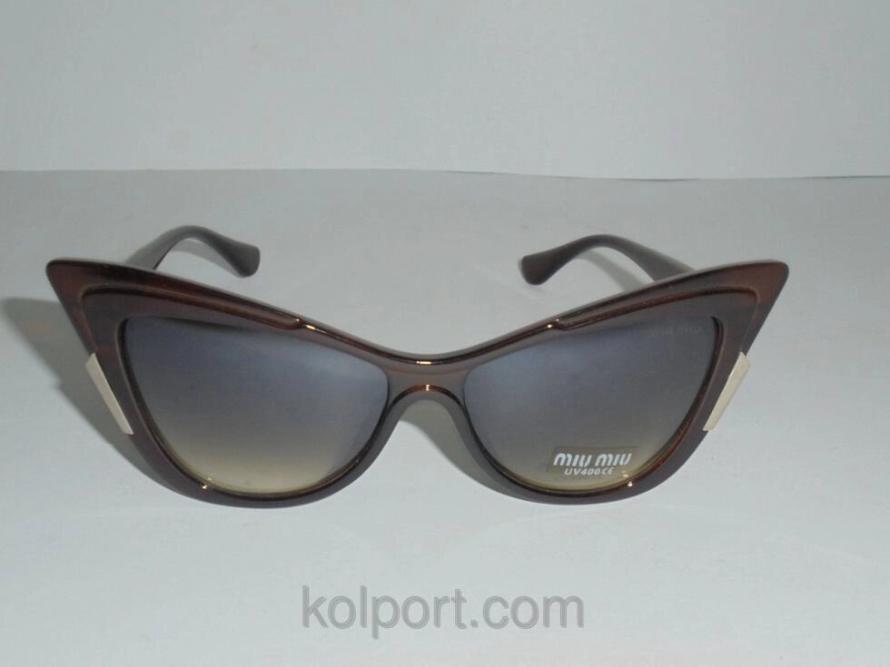 Сонцезахисні окуляри &quot;Butterfly&quot; Miu Miu 6692, окуляри стильні, модний аксесуар, окуляри, жіночі окуляри, якість - замовити