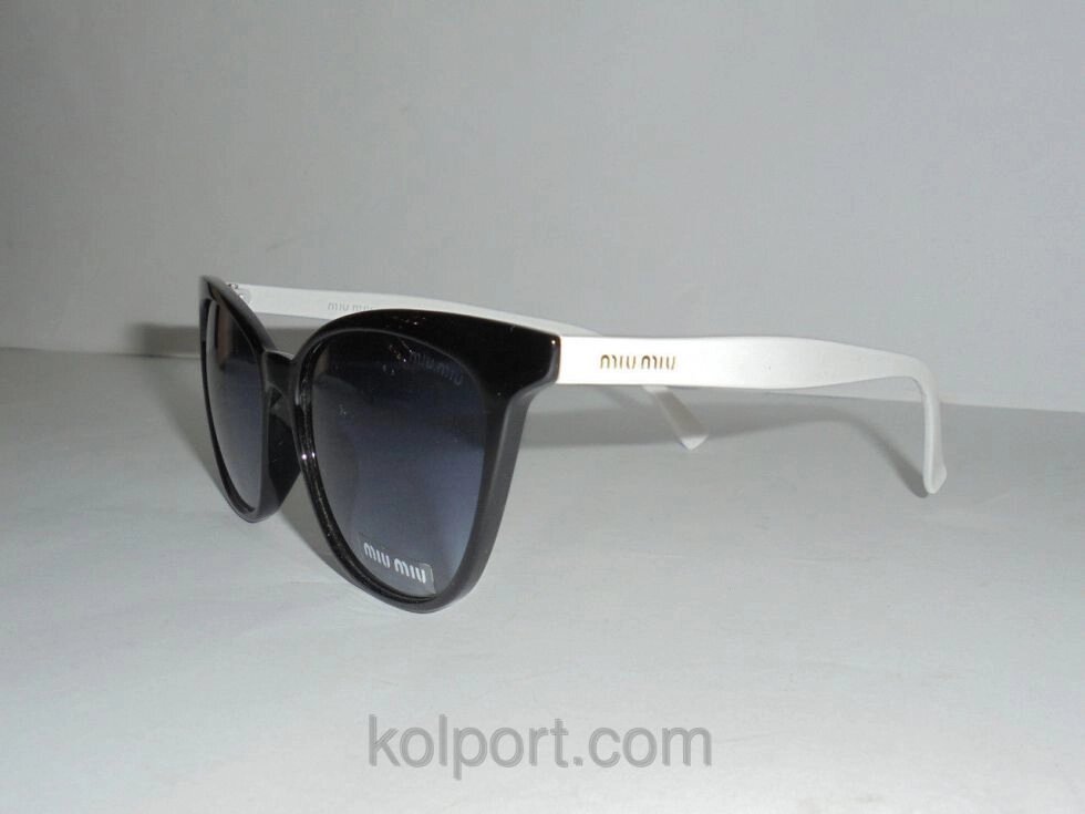Солнцезащитные очки Miu Miu wayfarer 6870, очки фэйфэреры, модный аксессуар, очки, женские очки, стильные - фото
