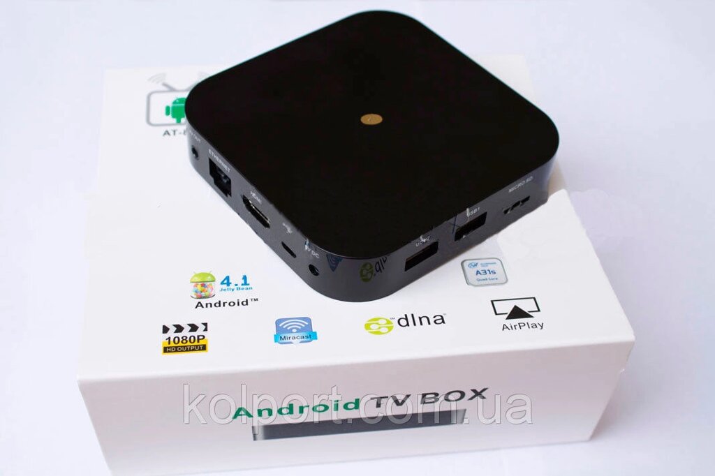 Приставка TV Box Android 4.1 міні-компьтер для телевізора з пультом (Smart TV) від компанії Інтернет-магазин "Tovar-plus. Com. Ua" - фото 1