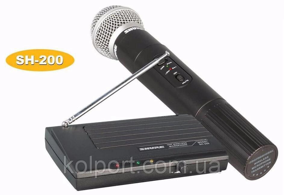 Радіо Мікрофон Shure SH200 SM-58 від компанії Інтернет-магазин "Tovar-plus. Com. Ua" - фото 1