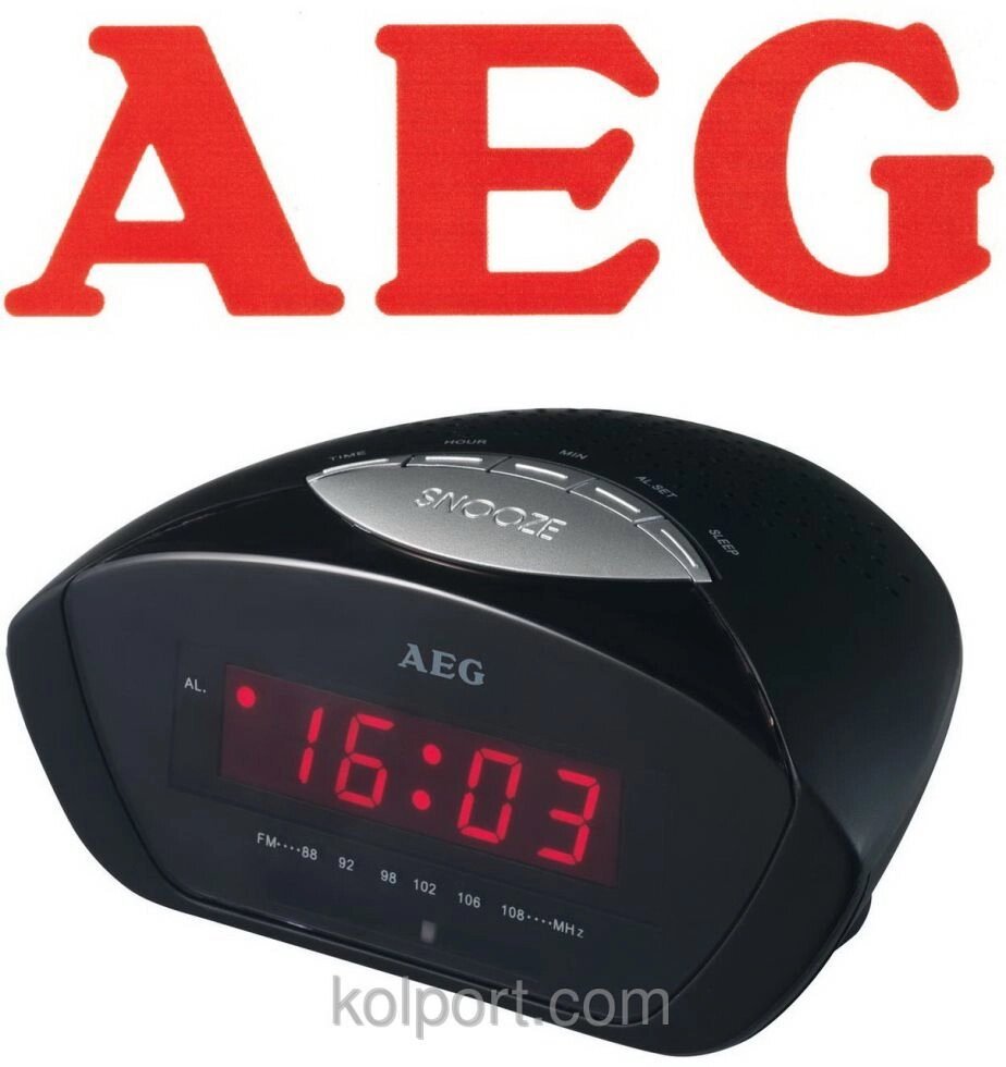 Радиочасы "AEG" с будильником Германия від компанії Інтернет-магазин "Tovar-plus. Com. Ua" - фото 1
