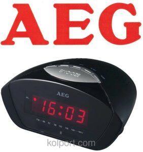 Радиочасы "AEG" с будильником Германия