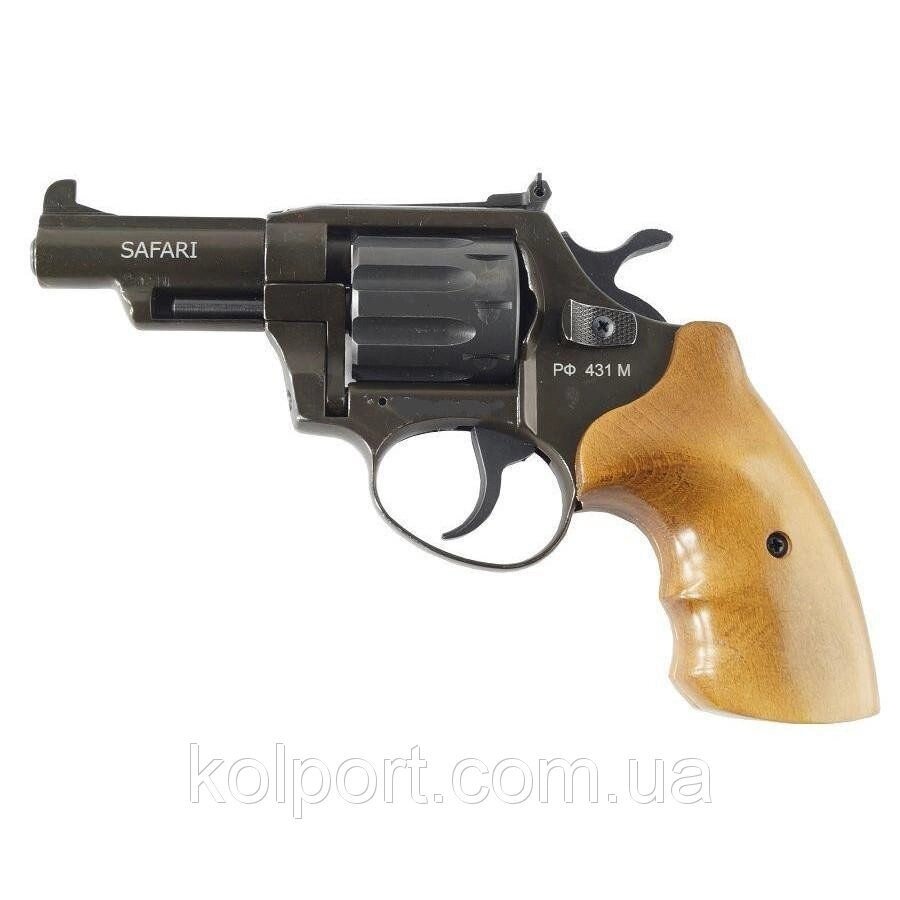 Револьвер під патрон Флобера Safari РФ 431М з ручкою з бука від компанії Інтернет-магазин "Tovar-plus. Com. Ua" - фото 1