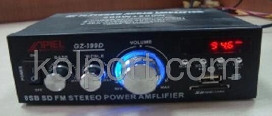 Sony Усилитель для колонок 699Dс FM + MP3 + AUX 12/220 вольт, поддержка USB флешка + пульт від компанії Інтернет-магазин "Tovar-plus. Com. Ua" - фото 1