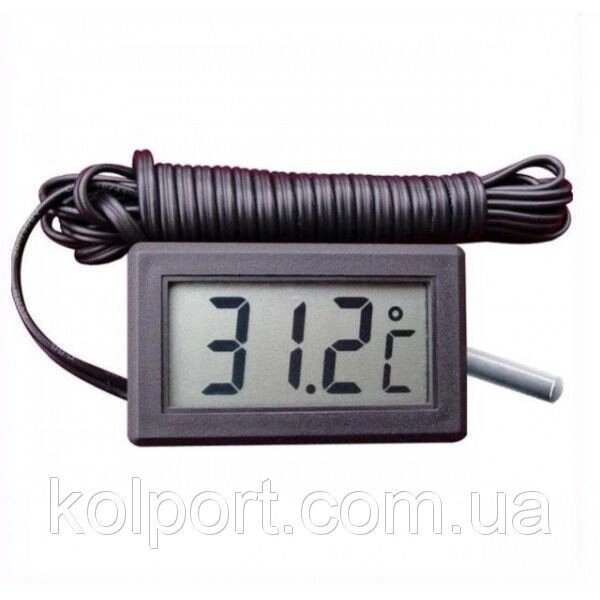 Термометр з виносним датчиком, електронний від компанії Інтернет-магазин "Tovar-plus. Com. Ua" - фото 1