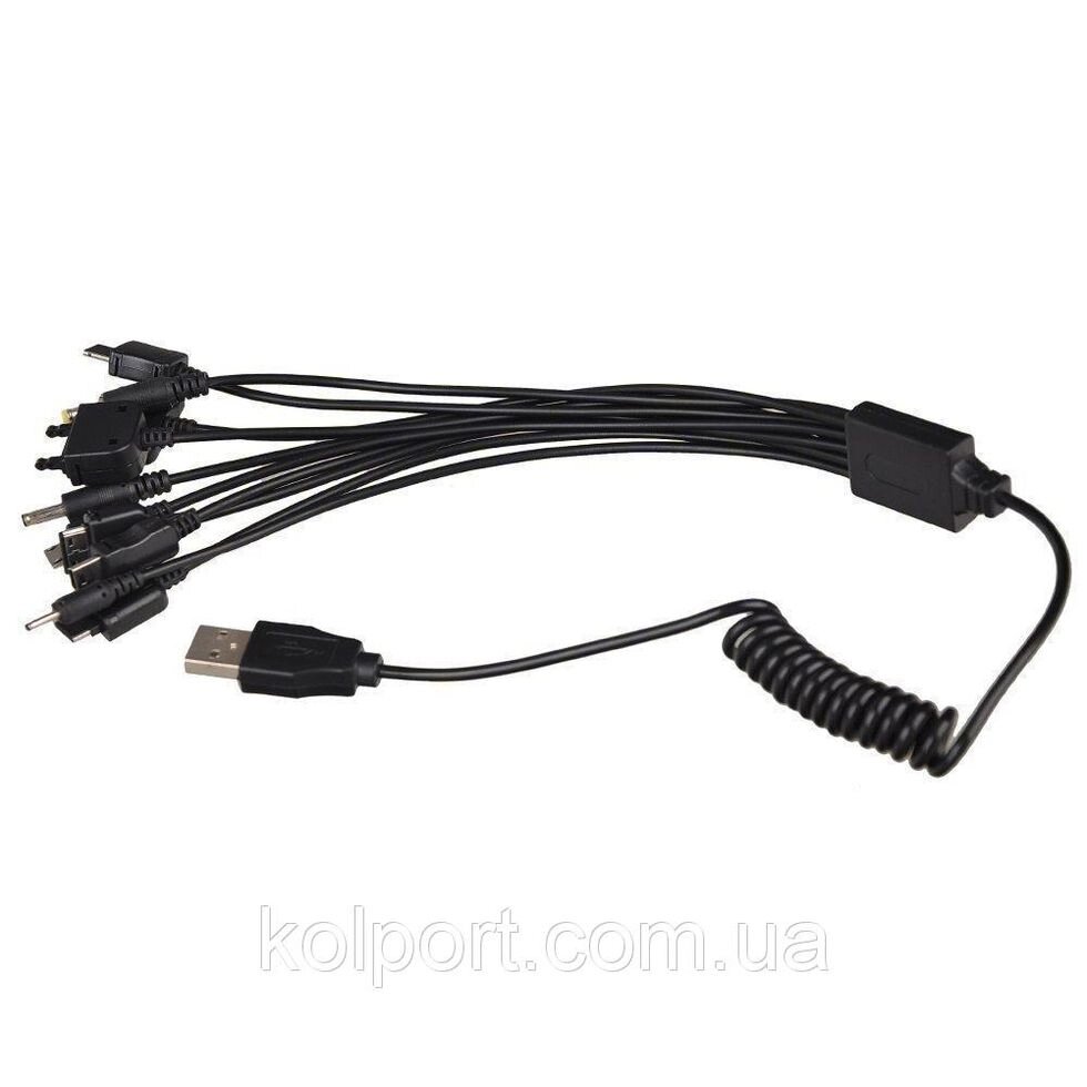 Універсальний кабель для зарядки 10в1 with iphone від компанії Інтернет-магазин "Tovar-plus. Com. Ua" - фото 1