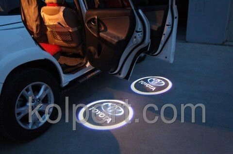 В УКРАИНЕ! Подсветка дверей Проектор логотипа авто від компанії Інтернет-магазин "Tovar-plus. Com. Ua" - фото 1