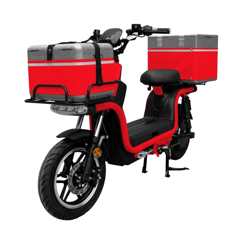 Електроскутер TLG U2s Red (1500W, 60V/45Ah/LiIon, пробіг на одному заряді: 100 км, до 60 км/год, до 200 кг, колеса від компанії CD-Market - фото 1