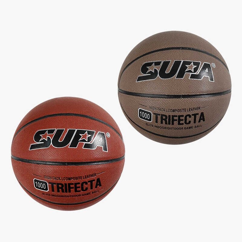 М`яч баскетбольний C 63405 2 кольори, 550 грамів, матеріал PU, розмір №7, (поставляється накачаним на 90%) [Склад від компанії CD-Market - фото 1