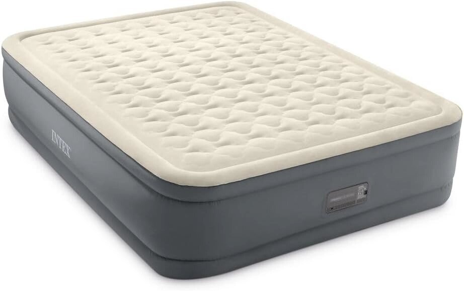 Надувне ліжко Intex 64926 (46*152*203 см, двоспальне, вбудований електронасос 220V, до 272 кг.) [Склад зберігання: від компанії CD-Market - фото 1