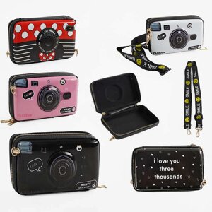 Сумочка C 67130 “Фотоапарат”, розмір — 17,5х5,5х10,7 см, ВИДАЄТЬСЯ ТІЛЬКИ МІКС ВИДІВ, у пакеті [Склад зберігання: Одеса
