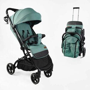 Візок прогулянковий дитячий "JOY" Elegans A-40481 рама алюмінієва, футкавер, підсклянник, телескопічна ручка [Склад